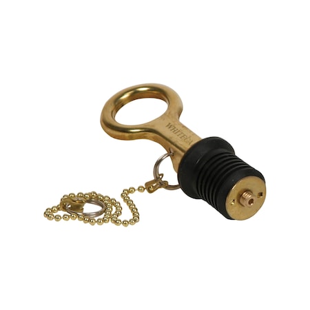 Whitecap Snap/Lever Type Bailer Plug with 8in Chain S-0209C
